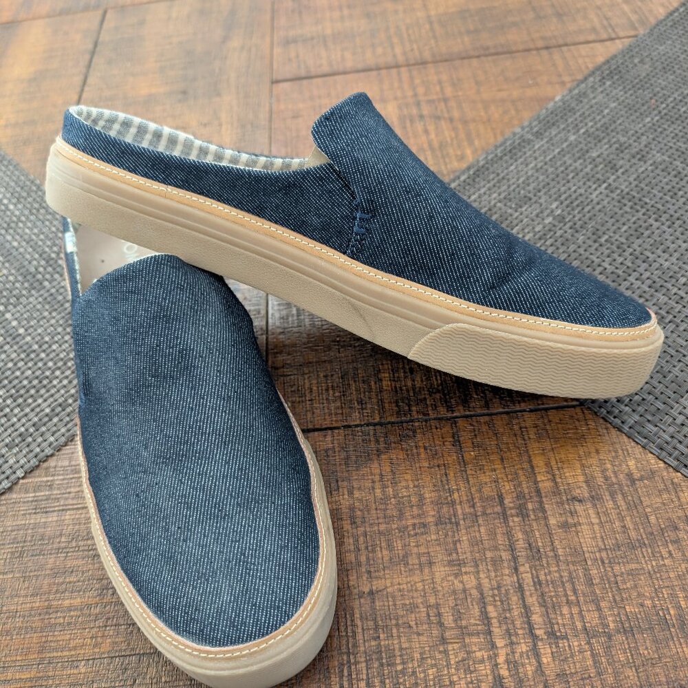 Toms Denim Slides 11M